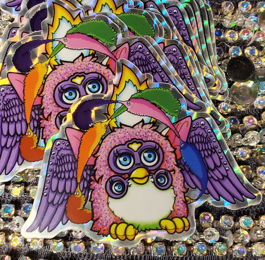 Biblically Accurate Furby Sticker - 2.5"