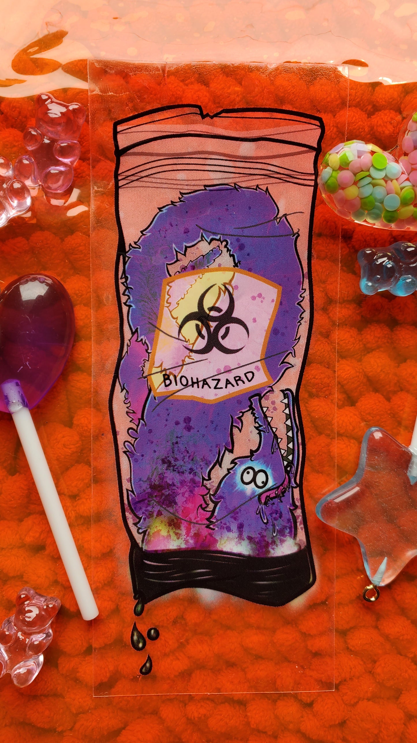 Radioactive Worm-on-a-String